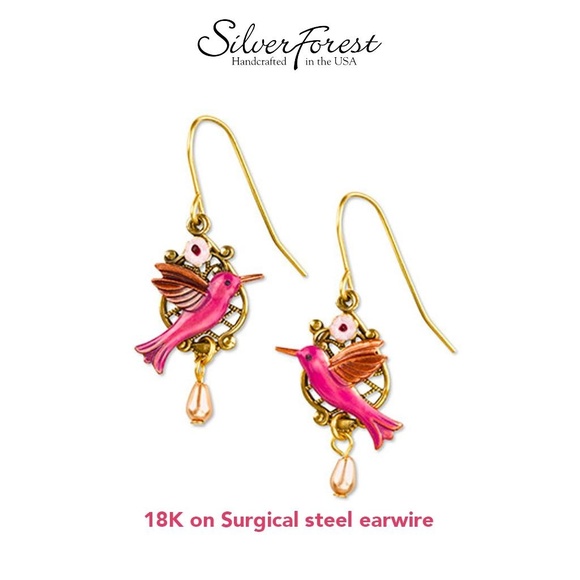 Silver Forest Jewelry - Silver Forest Earrings Hummingbird
